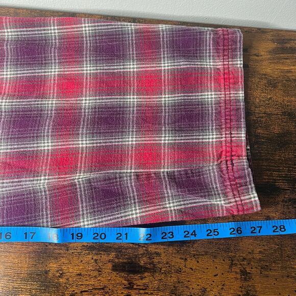 Duluth Trading Co. Men's Plaid Cargo Lounge Pajama Pants Drawstring Sz L x 31 - Picture 11 of 11